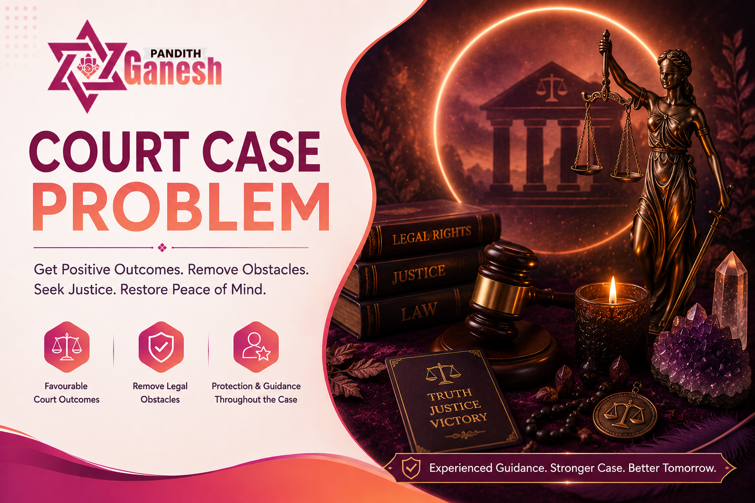 Court Case Problem Astrology guidance for court case problems